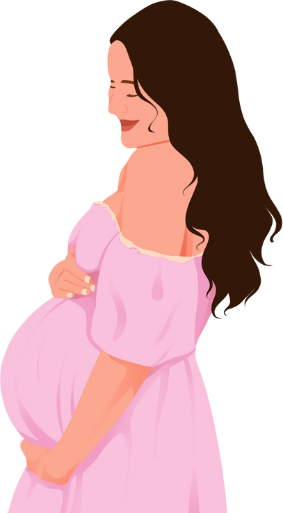 Happy Pregnant Woman